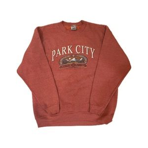 Vintage Made Oneita Crewneck park city Utah SZ XL pre-owed